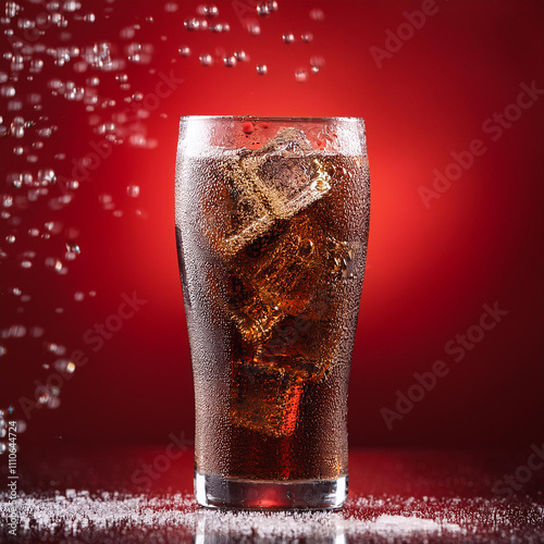 en verre, boire, glace, coca, froid, boisson, cocktail, boisson gazeuse, alcool, isolé, rouge, liquide, blanc, jus, rafraîchissement, frais, brun, eau, clapoter, aliment, thé, whiskey, bonbon, coca, c photo