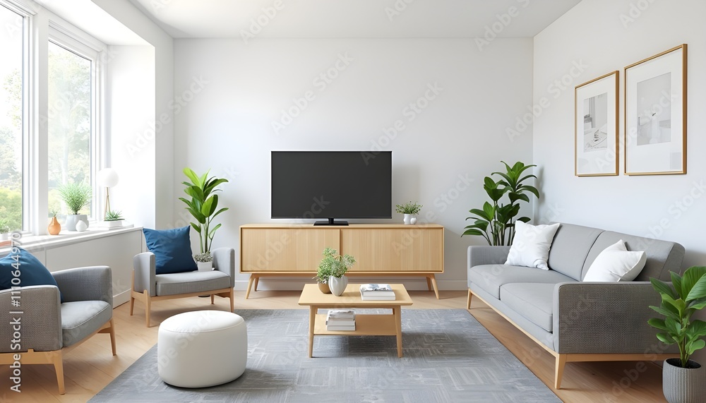 modern living room and TV lounge