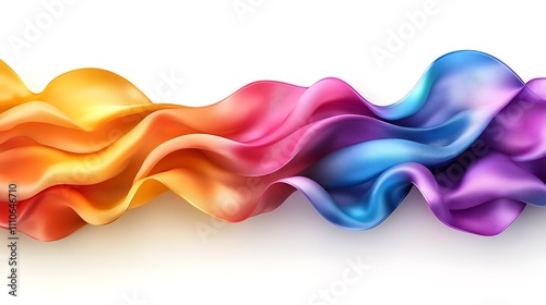 abstract colorful background with waves
