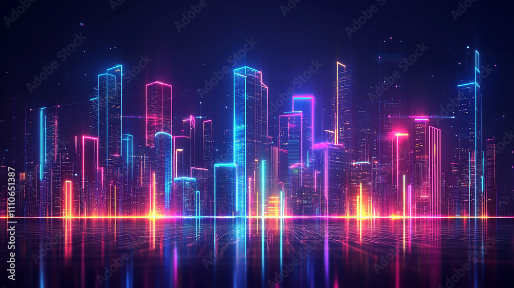 digital and modern building with neon light effects background, modern stylist digital light building with shiny neon light effect, abstract ultra modern light effect of cityscape with buildings. digital and modern building with neon light effects background, modern stylist digital light building with shiny neon light effect, abstract ultra modern light effect of cityscape with buildings.
