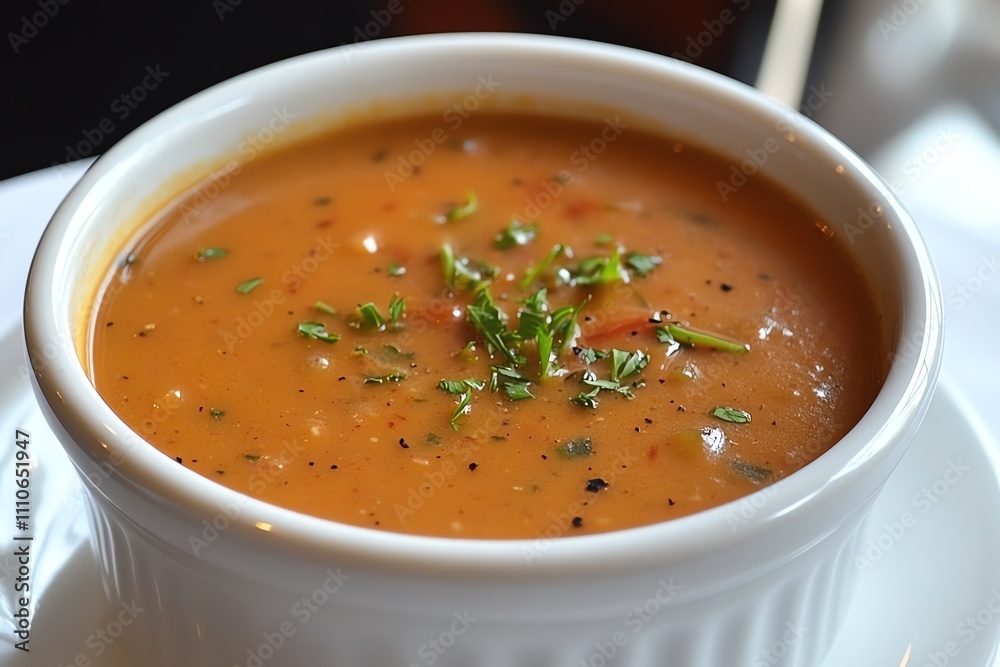 Delicious Creamy Mushroom Soup Bowl Delicious Creamy Mushroom Soup Bowl