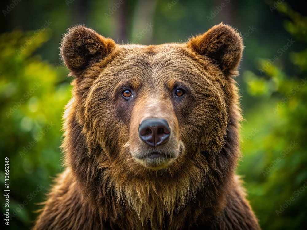 Captivating Portrait of a Brown Bear in Its Natural Habitat, Showcasing Powerful Features and Expressive Eyes, Perfect for Wildlife Enthusiasts and Nature Photography Lovers Captivating Portrait of a Brown Bear in Its Natural Habitat, Showcasing Powerful Features and Expressive Eyes, Perfect for Wildlife Enthusiasts and Nature Photography Lovers