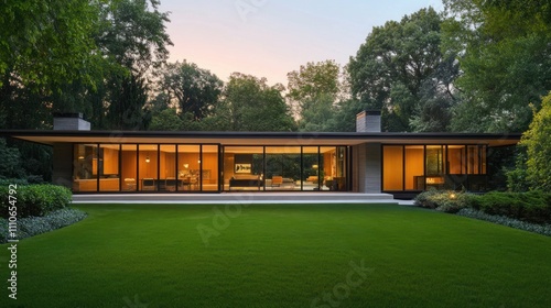Modern Home with Expansive Glass Walls