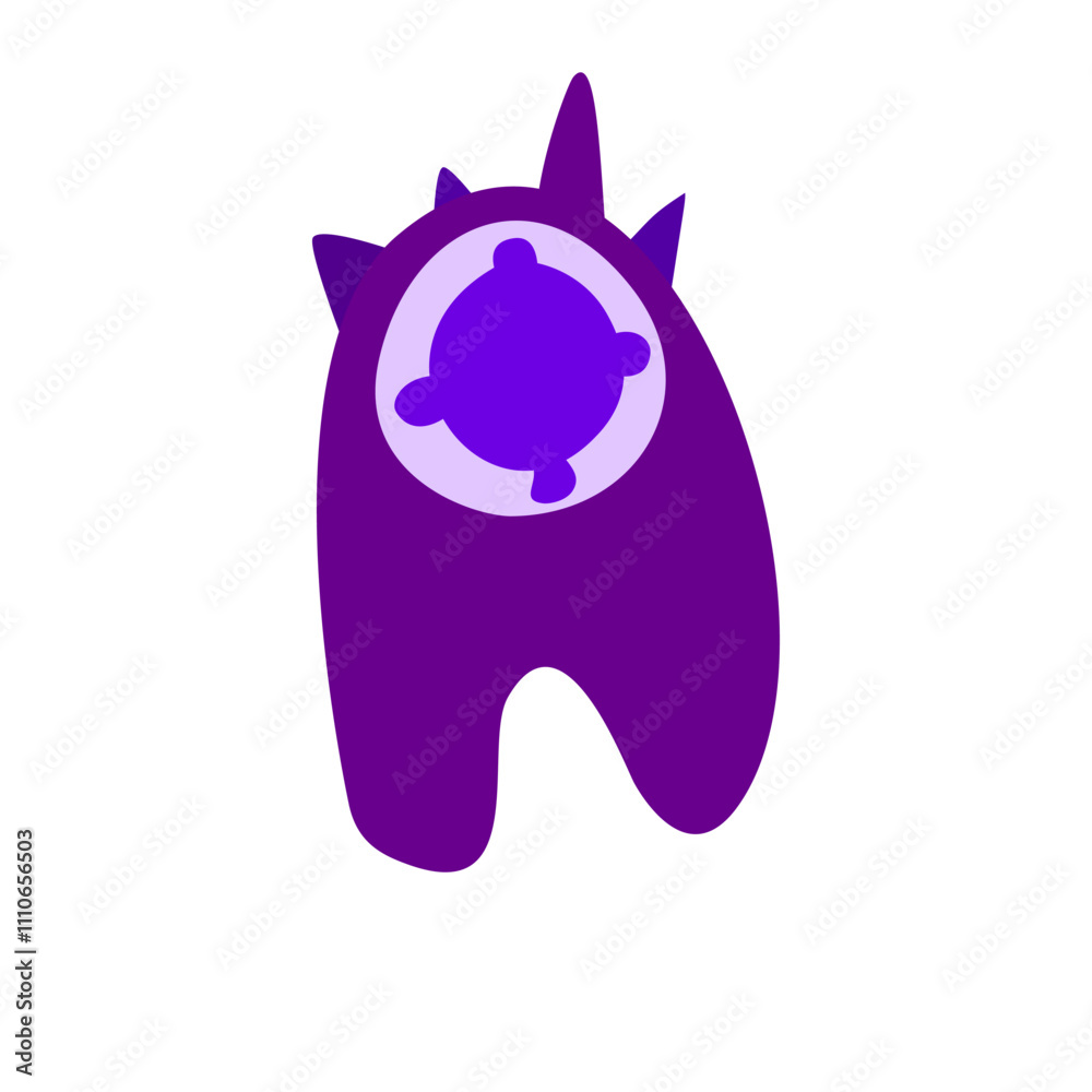 alien monster abstract design, vector illustration alien monster abstract design, vector illustration