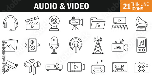 "Dynamic Audio and Video Icon"