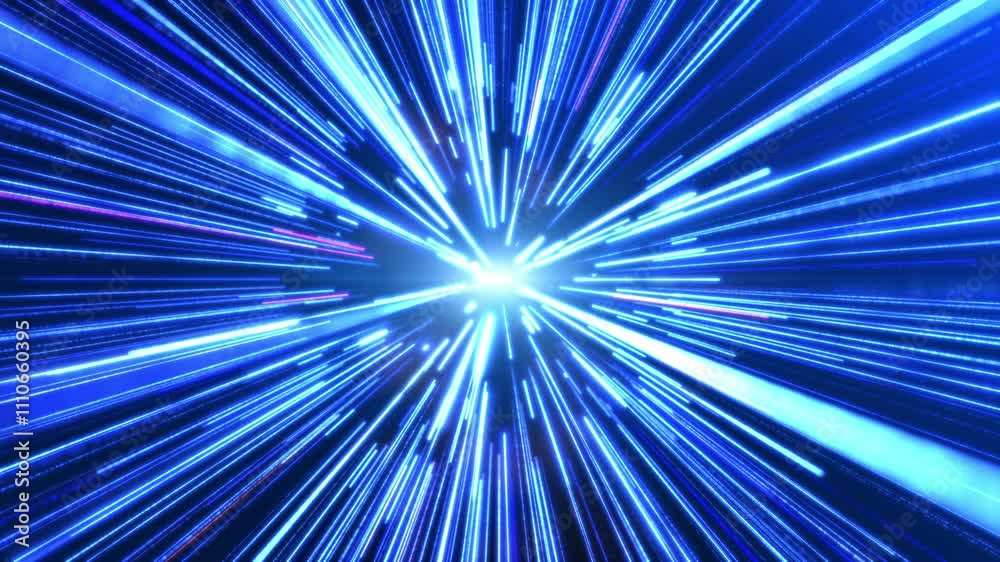 Abstract blue light trail creative cosmic background. Explosion, Hyper jump into another galaxy. Abstract blue light trail creative cosmic background. Explosion, Hyper jump into another galaxy.