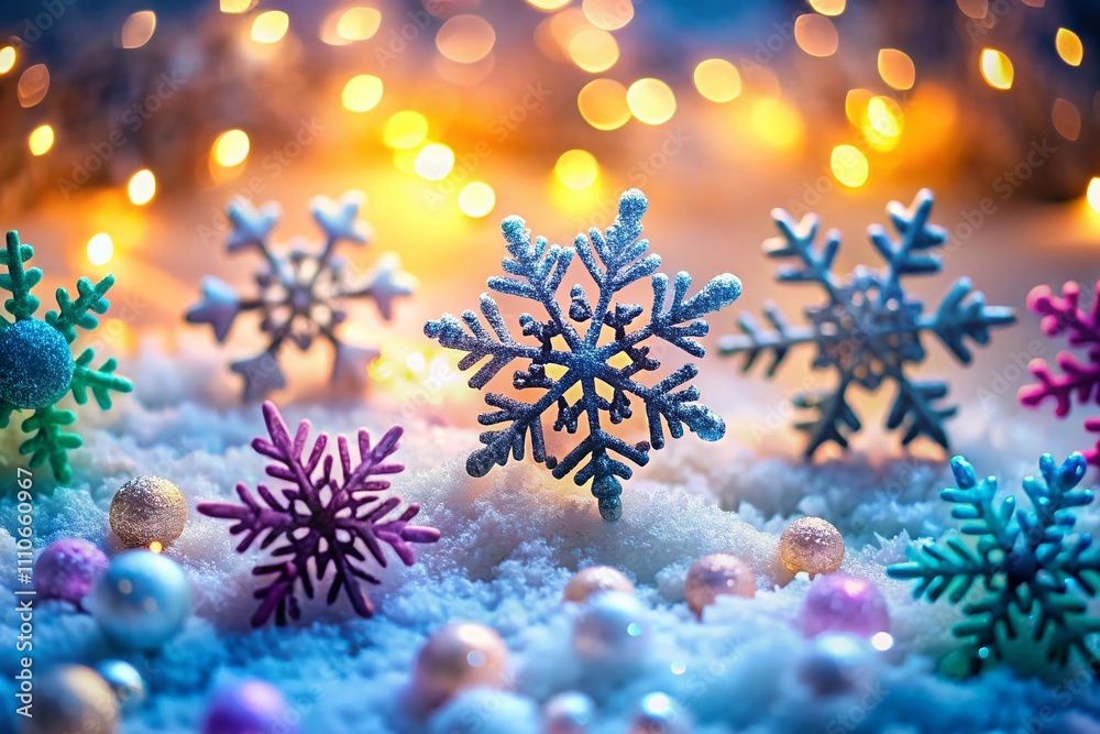 Charming Tilt-Shift Photography of Cute Snowflake Drawings on a Soft Winter Background with Delicate Colors and a Whimsical Touch, Perfect for Seasonal Crafts and Inspiration Charming Tilt-Shift Photography of Cute Snowflake Drawings on a Soft Winter Background with Delicate Colors and a Whimsical Touch, Perfect for Seasonal Crafts and Inspiration