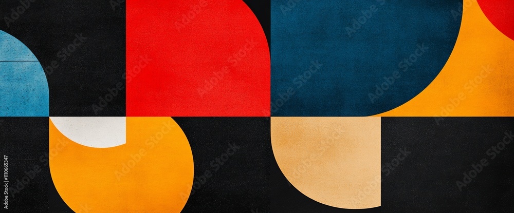 Abstract geometric shapes in vibrant colors. Abstract geometric shapes in vibrant colors.