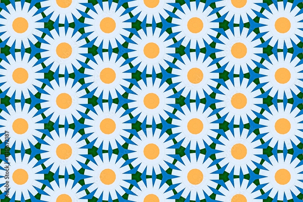 Abstract Seamless Floral Pattern in Earth Tones Abstract Seamless Floral Pattern in Earth Tones