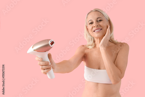 Mature woman with photoepil...