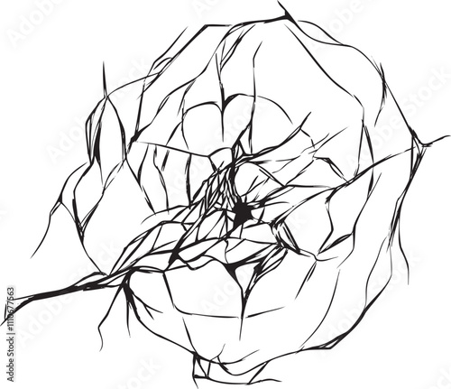 ひび割れ・ダメージの装飾イラスト素材