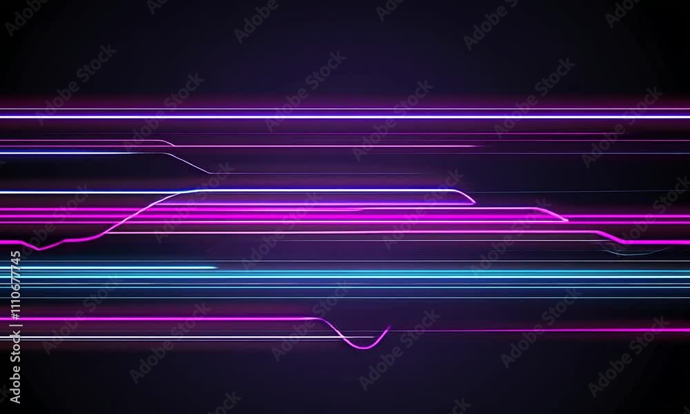 neon light abstract line background