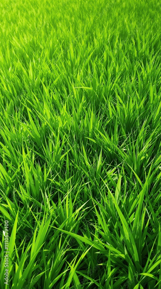 Lush green grass swaying gently in the spring breeze, green fields, spring grass, green grass Lush green grass swaying gently in the spring breeze, green fields, spring grass, green grass