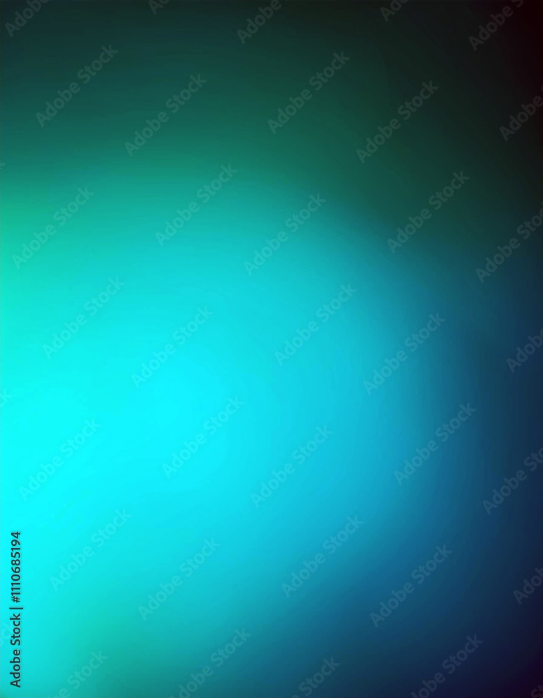 Fototapeta premium Teal Blue Gradient Background Smooth Transition Abstract Texture Digital Art