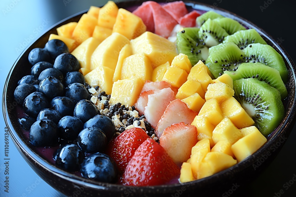 Vibrant Smoothie Bowl with Toppings Vibrant Smoothie Bowl with Toppings