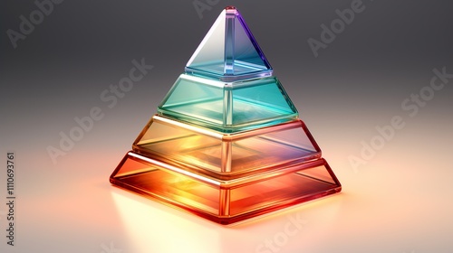 pyramid of crystal