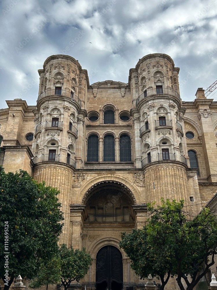 Naklejka premium Santa Iglesia Catedral, Malaga