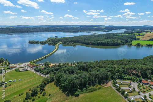 Fotografía Die Urlaubsregion Fränkisches Seenland bei Enderndorf am Großen Brombachsee von