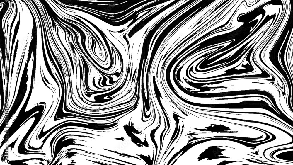 Black and white modern fluid marble background. Abstract liquid painting design. Black and white modern fluid marble background. Abstract liquid painting design.