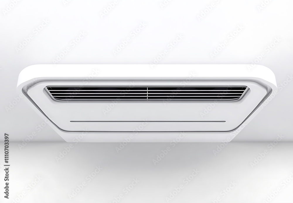 Modern White Ceiling Mounted Air Conditioner Unit