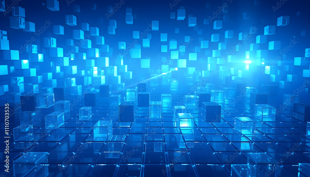 Png background with blue cube patterns Png background with blue cube patterns