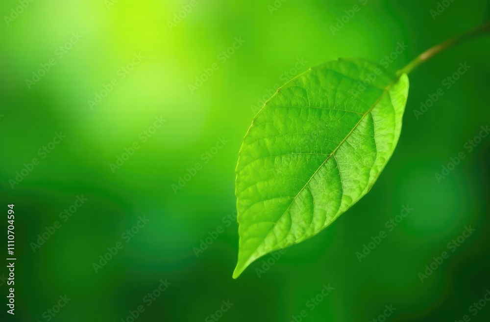 Modern close up of leaves on blurred green background. Premium background for banners or posters Modern close up of leaves on blurred green background. Premium background for banners or posters