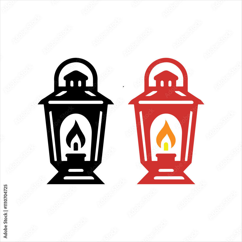 Chinese lantern icon illustration. Vector graphics, illustration of Chinese new year lantern vector icon on white background Chinese lantern icon illustration. Vector graphics, illustration of Chinese new year lantern vector icon on white background