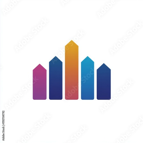 A clean and modern logo representing analytics Free Download A clean and modern logo representing analytics - GFXLoad