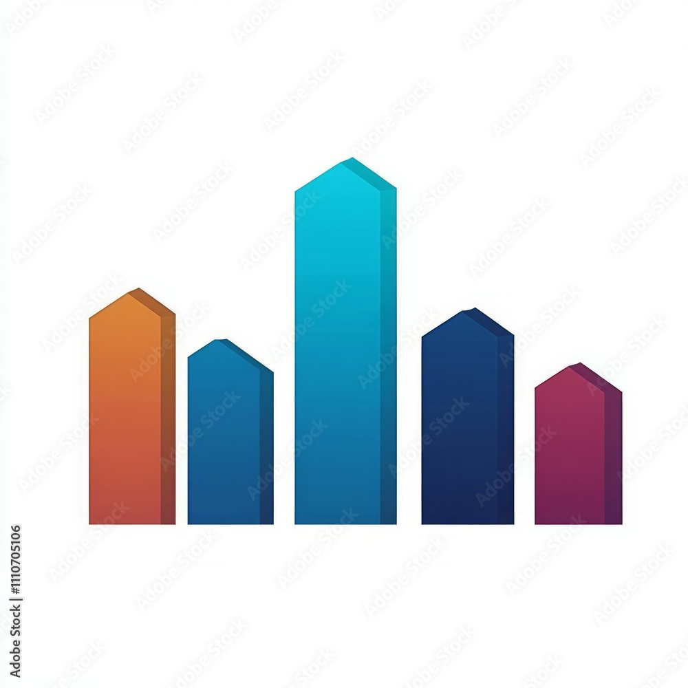 A clean and modern logo representing analytics A clean and modern logo representing analytics