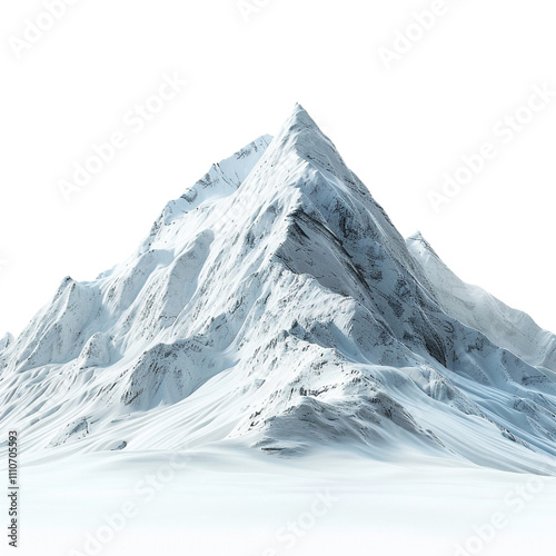 Wallpaper Mural Snowy Mountain Peak Torontodigital.ca