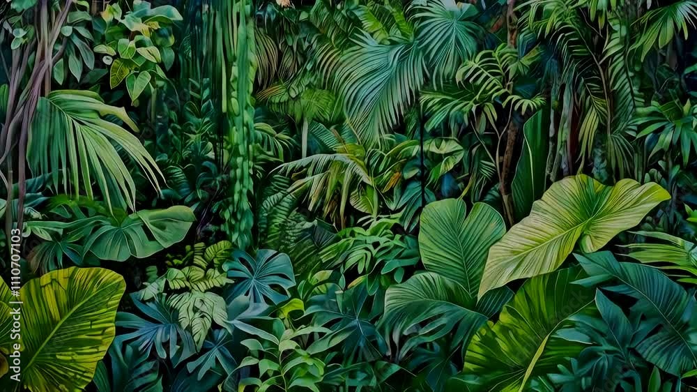 Lush Tropical Rainforest: 10 Stunning High-Resolution Backgrounds for Video & Design Projects