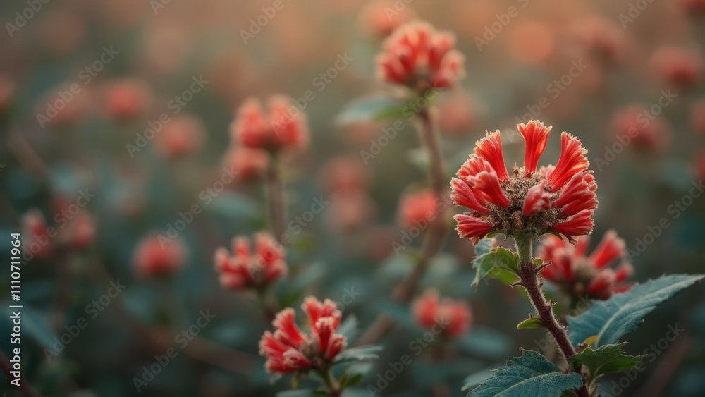 A bunch of red flowers that are in the grass A bunch of red flowers that are in the grass