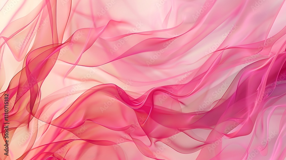 Obraz premium Abstract lines in various shades of pink, creating a soft and feminine pattern