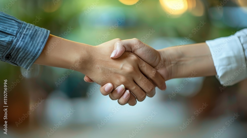 A close-up of two hands shaking, symbolizing agreement, partnership, or collaboration in a friendly and professional setting. A close-up of two hands shaking, symbolizing agreement, partnership, or collaboration in a friendly and professional setting.