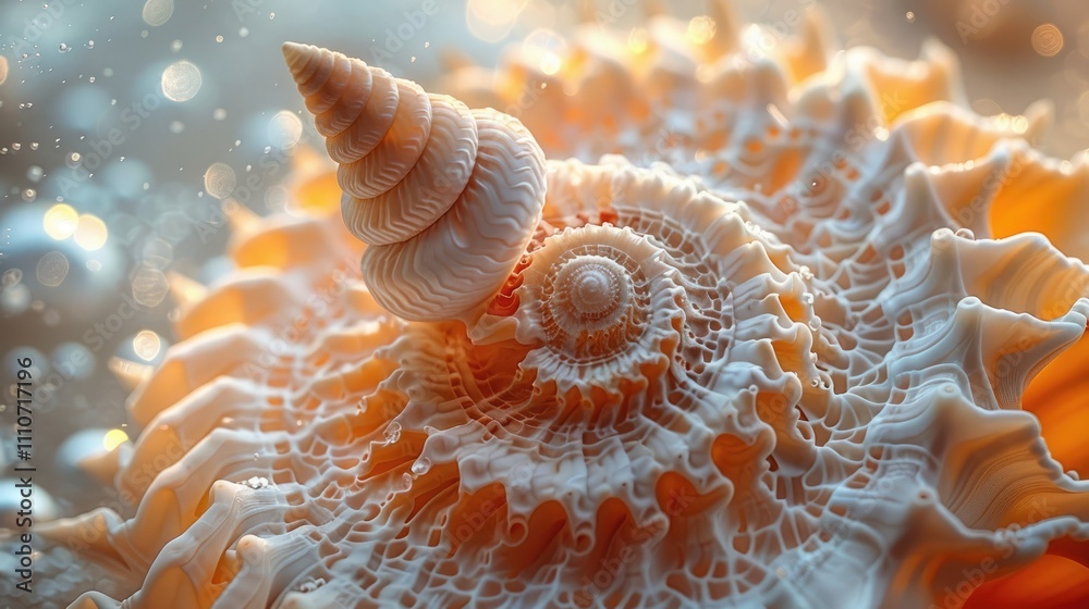 A close-up of intricate seashells showcasing natural beauty and texture. A close-up of intricate seashells showcasing natural beauty and texture.