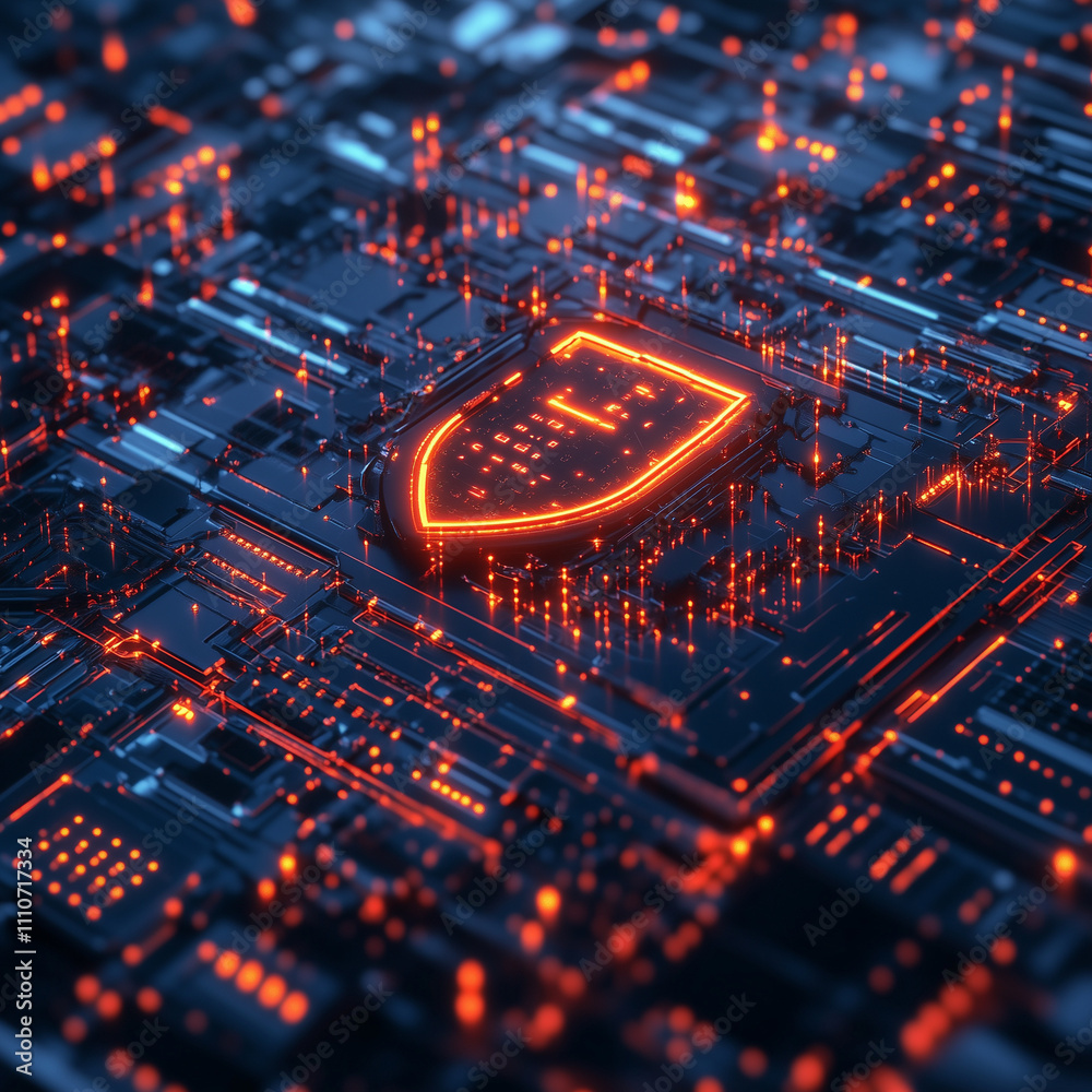 An abstract representation of digital security An abstract representation of digital security