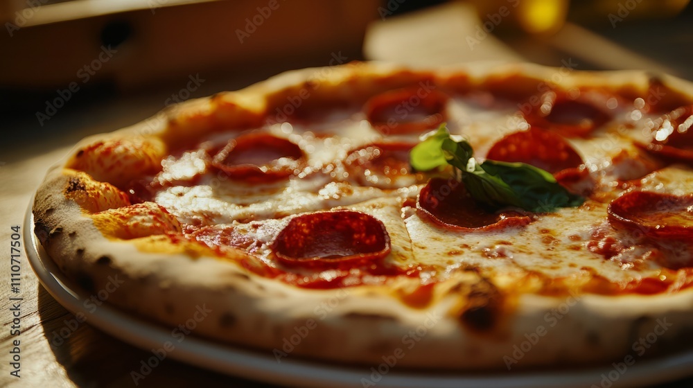 pizza on a table pizza on a table