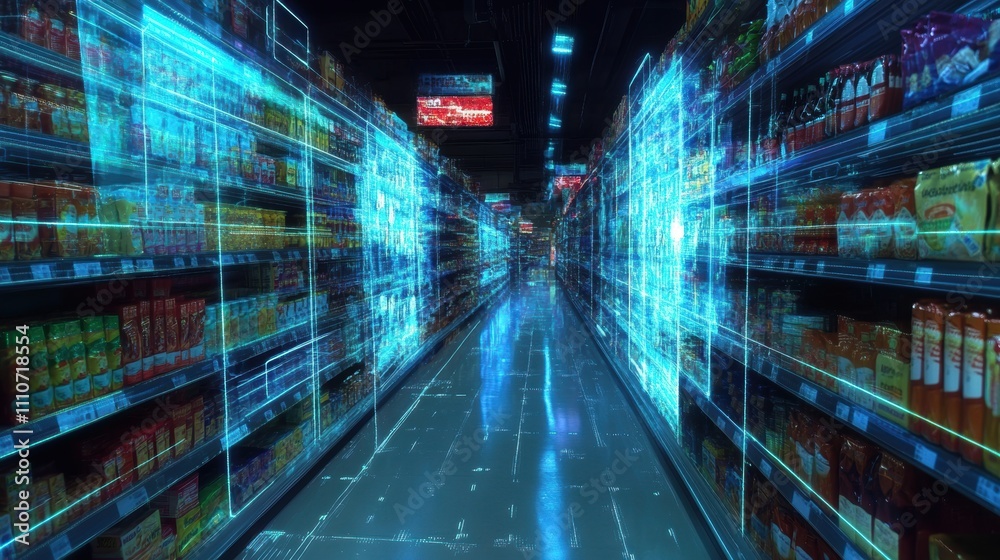 Futuristic AR shopping settings with hologram. Digital shopping concept. Futuristic AR shopping settings with hologram. Digital shopping concept.