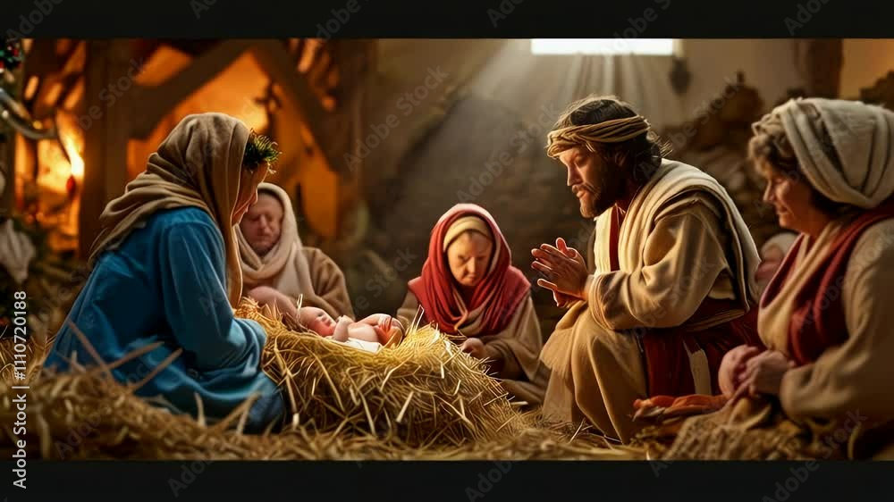Nativity Scene: A Timeless Christmas Animation (HD) Nativity Scene: A Timeless Christmas Animation (HD)