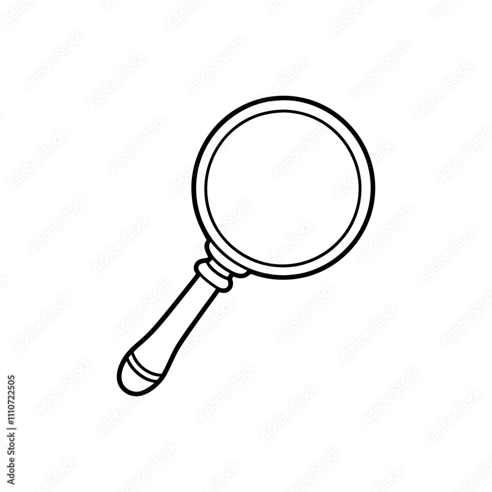 magnifying glass isolated on white magnifying glass isolated on white