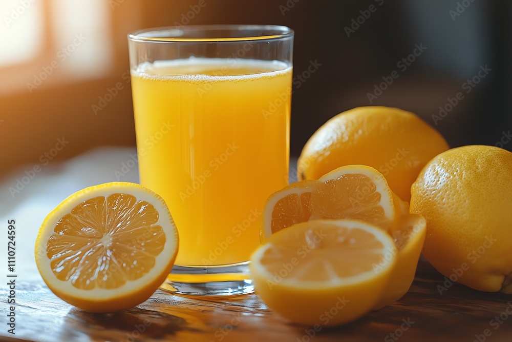 Refreshing Glass of Lemonade Delight Refreshing Glass of Lemonade Delight
