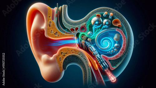 Understanding human inner ear anatomy a visual guide for medical education and health awareness