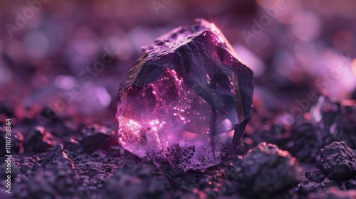 Precious stone radiant, magnificent art in background. Gemstone awesome, stone minerals are great.