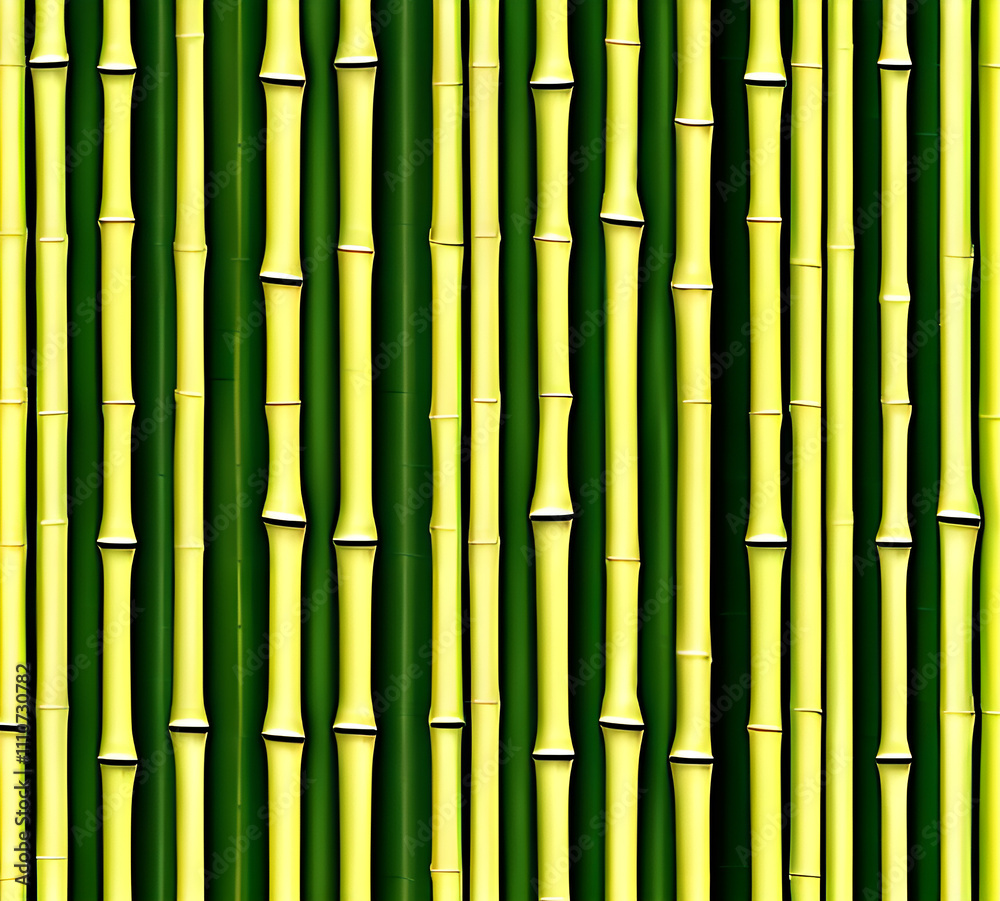 background collage of green bamboo fence surface texture. Background for banner, backdrop or texture mapping.generative ai background collage of green bamboo fence surface texture. Background for banner, backdrop or texture mapping.generative ai