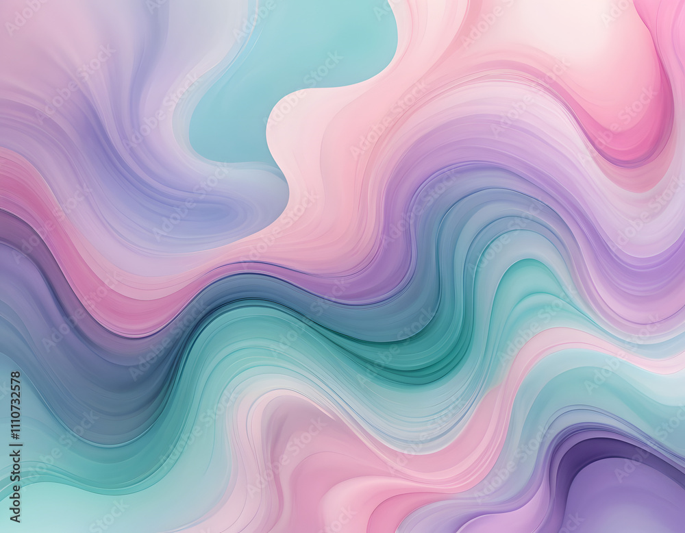 Obraz premium Pastel wave abstract