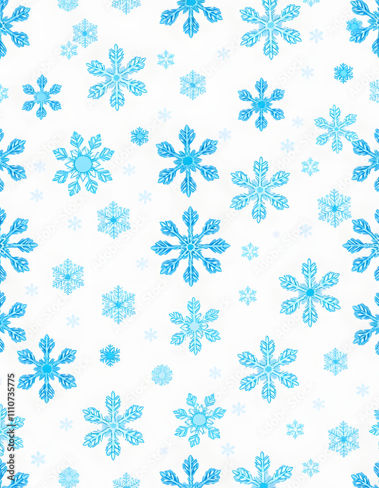 Seamless gradient pattern of snowflakes. Snowflake background for winter, winter holidays, Christmas. Blue snowflakes on white background, Colored gel lighting Seamless gradient pattern of snowflakes. Snowflake background for winter, winter holidays, Christmas. Blue snowflakes on white background, Colored gel lighting