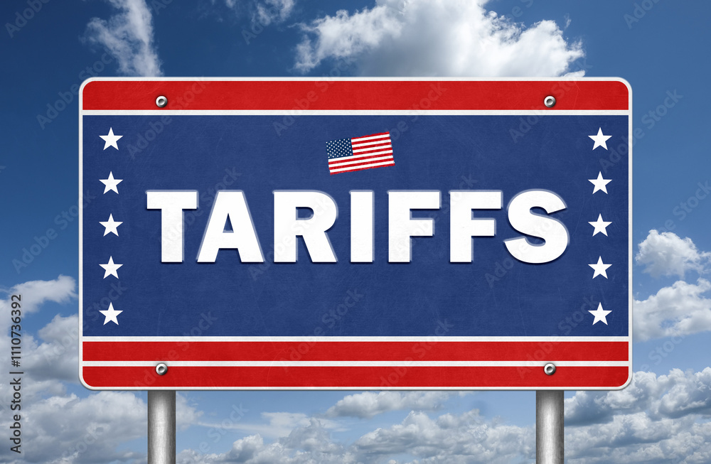 Fototapeta premium US Trade policy - Tariffs