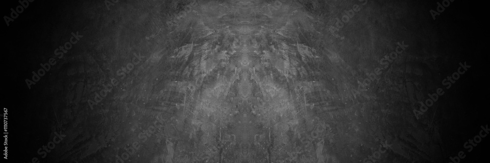 Naklejka premium Old wall texture smeared engine oil cement dark black gray background abstract grey color design are light with white gradient background.