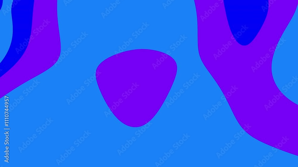 Abstract Blue and Purple Organic Shapes Digital Art Background Design Illustration Abstract Blue and Purple Organic Shapes Digital Art Background Design Illustration