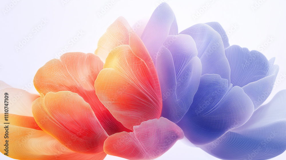 Obraz premium abstract background with flowers